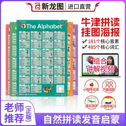 进口opw教材配套挂图海报
