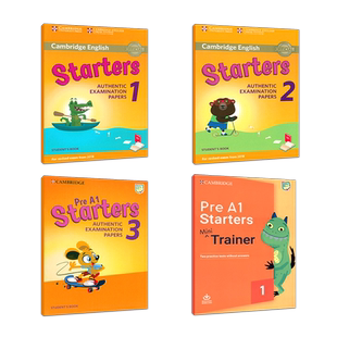 原版进口正版2020新版yle真题集剑桥少儿英语一级考试教材Cambridge english Pre A1 Starters全真备考资料真题套装 顺丰发货