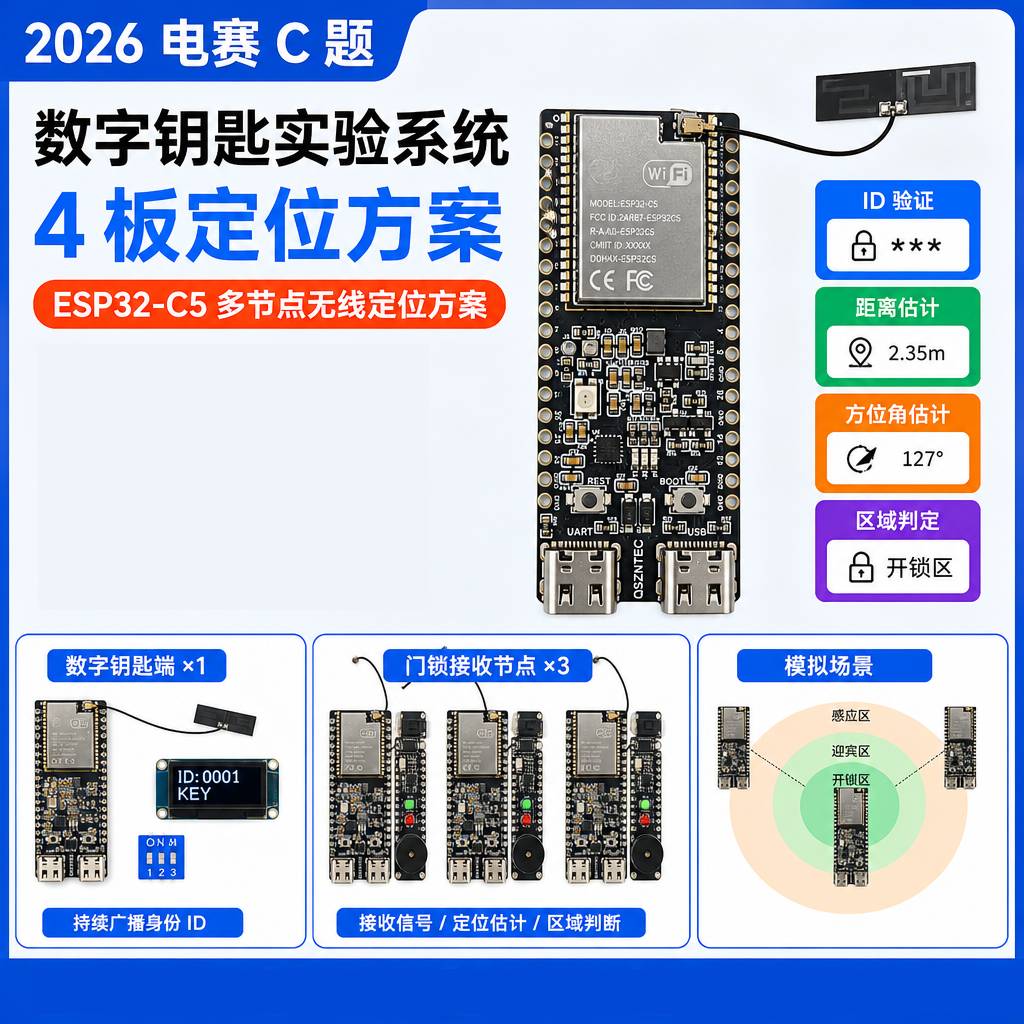 2026电赛C题数字钥匙方案