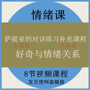 萨提亚的对话练习补充课程好奇与情绪关系心情管理情绪管理教程