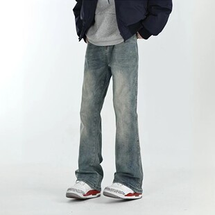 3.0三色氛围感直通微喇弹力复古水洗牛仔裤 WanKu庆庆原版 早春爆款