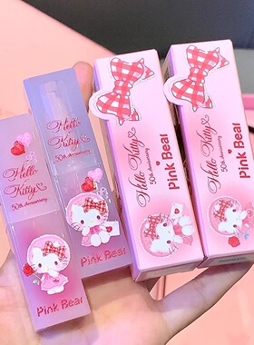 皮可熊Hello kitty合作款糖光口红滋润唇膏唇釉女综合盘精美平价