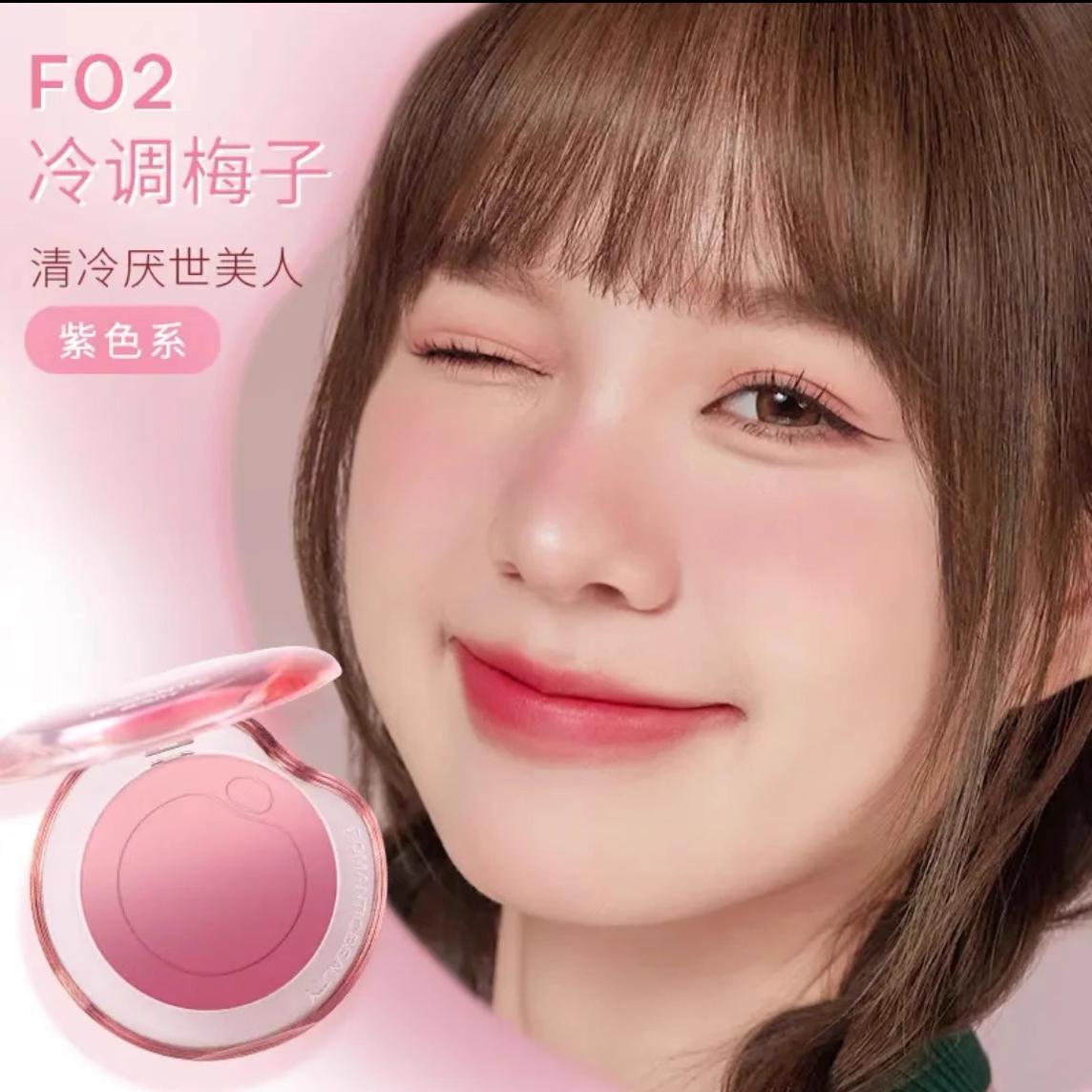 气泡腮红盘渐变膨胀色
