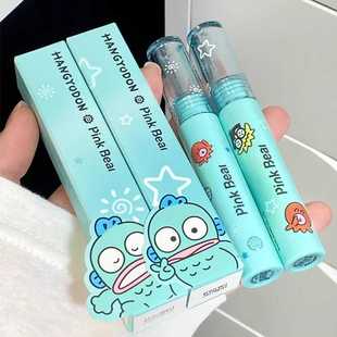 新品pinkbear有色唇蜜丑鱼汉顿半人鱼联名口红唇釉皮可熊持久保湿