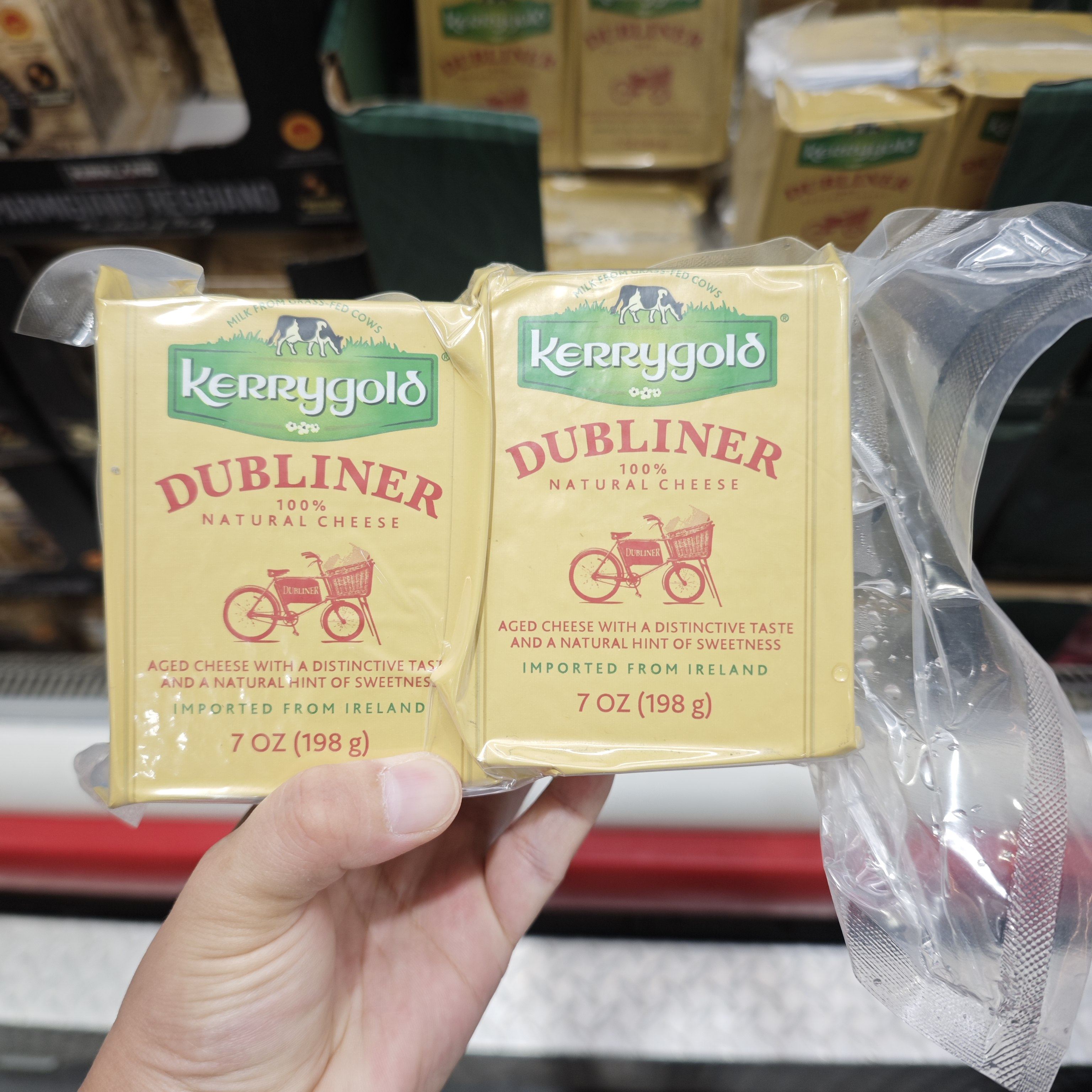 开市客代购 金凯利都柏林人牌爱尔兰风味奶酪198g*4块