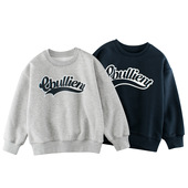 卫衣青年儿童摇粒加绒秋冬 男童中大童韩版 GRrr品牌2026春装 童装