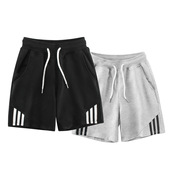 大童男孩女青年五分裤 儿童运动中裤 子 2026夏季 GRrr纯棉潮牌童装