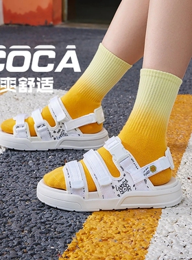 正品LINING李宁22 夏时尚系列女子 休闲潮流百搭凉鞋AGUS004-2