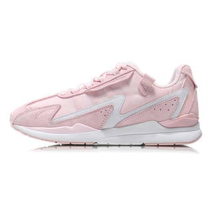 复古轻便运动跑步鞋 Lining 低帮女子时尚 新款 AGCN398 李宁正品