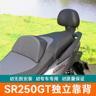 适用隆鑫无极SR250GT靠背腰托护板后座改装LX250T后靠背护腰靠腰