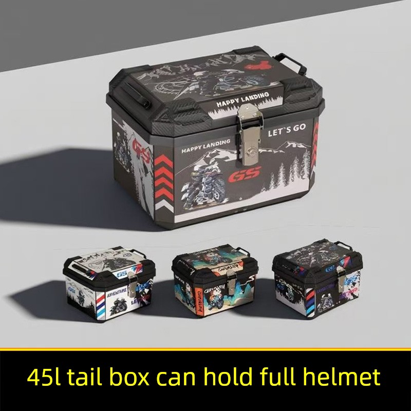 适用九号M5尾箱后备箱M125外卖箱M200大号方箱M100工具箱储物箱 - 实物图