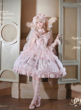 【伊甸园】天使原创柄图设计cla优雅系dress型Lolita梦孚子