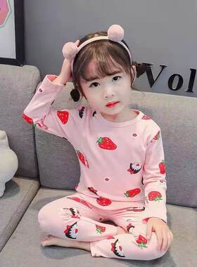 儿童纯棉家居服套装邦倩可爱春秋