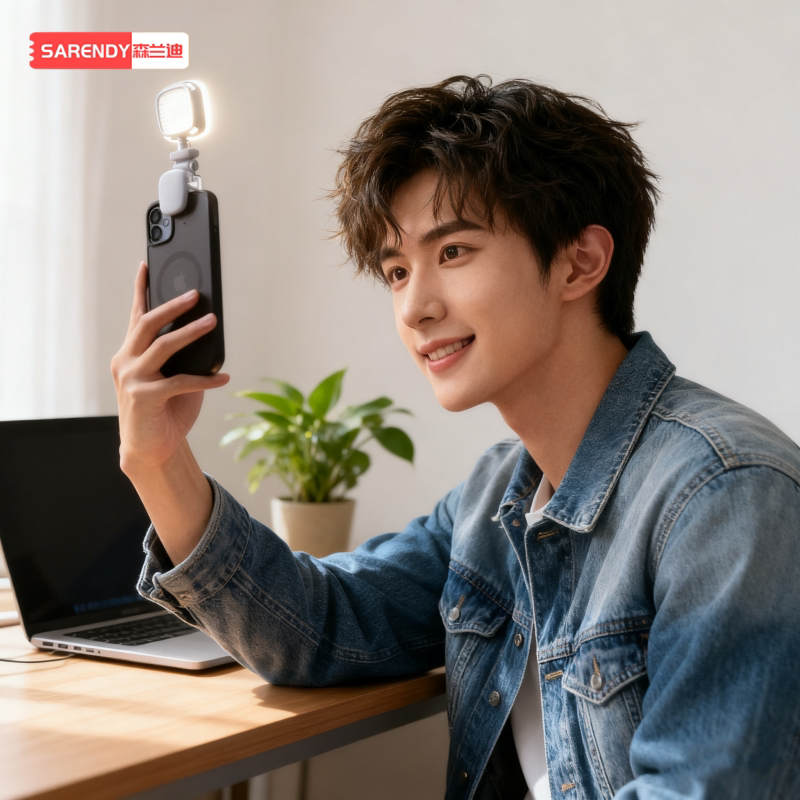 蜂窝柔焦手机补光灯可调色调亮度适用Mate 70 vivo Y500 iPhone16图片