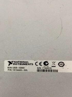 NIUSB-6363 USB-6366 。功能包好议价！