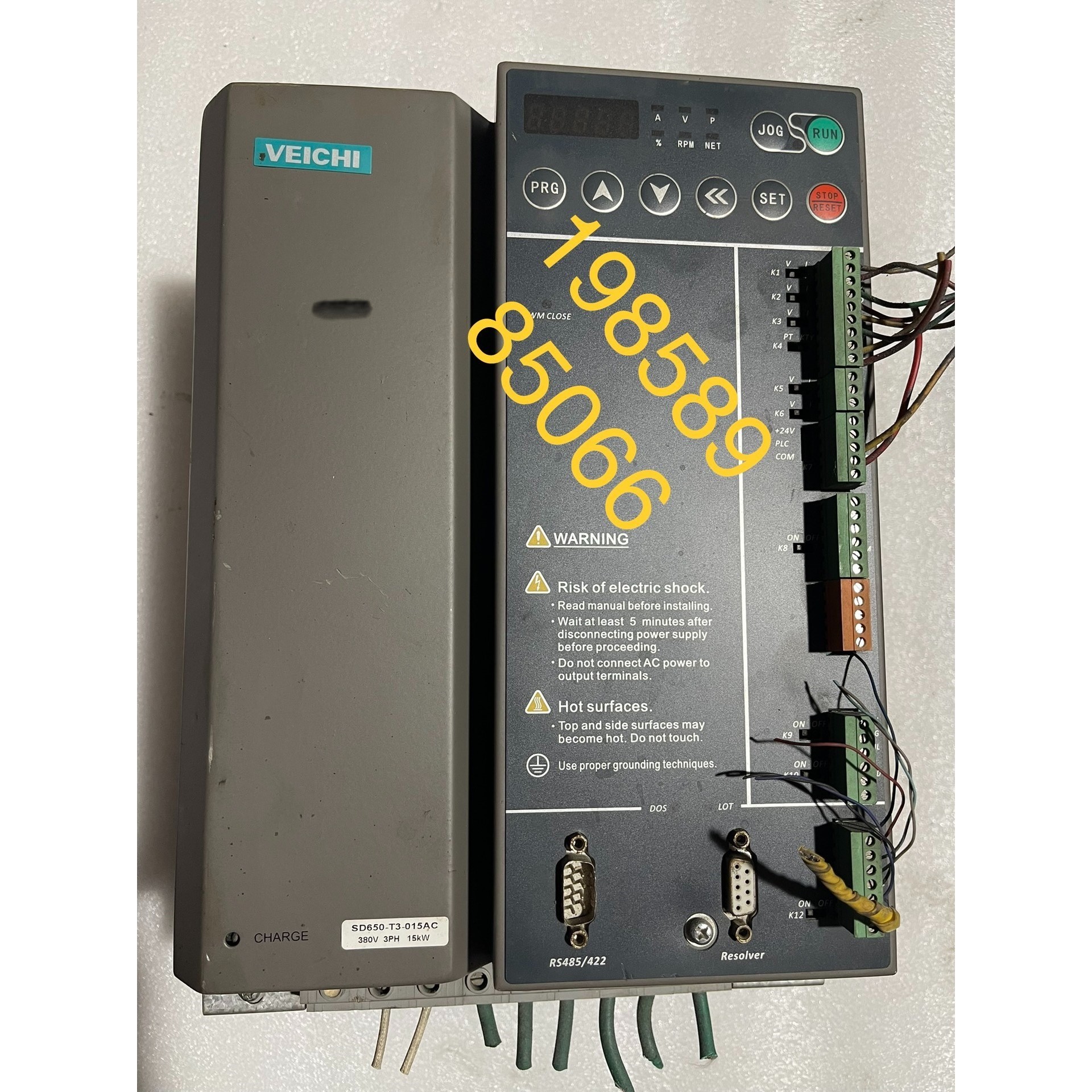 伟创伺服驱动器SD650-T3-015AC一台15kw维修咨询