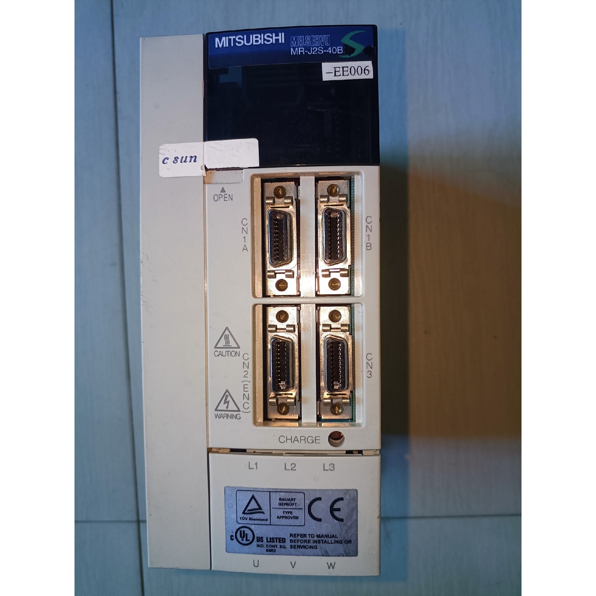 三菱MR-J2S-40B-EE006驱动器CM202贴片机Ⅹ 议价 维修