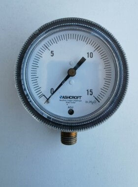 ASHCROFT/雅斯科压力表 0-15 in.H2O拆维修咨询