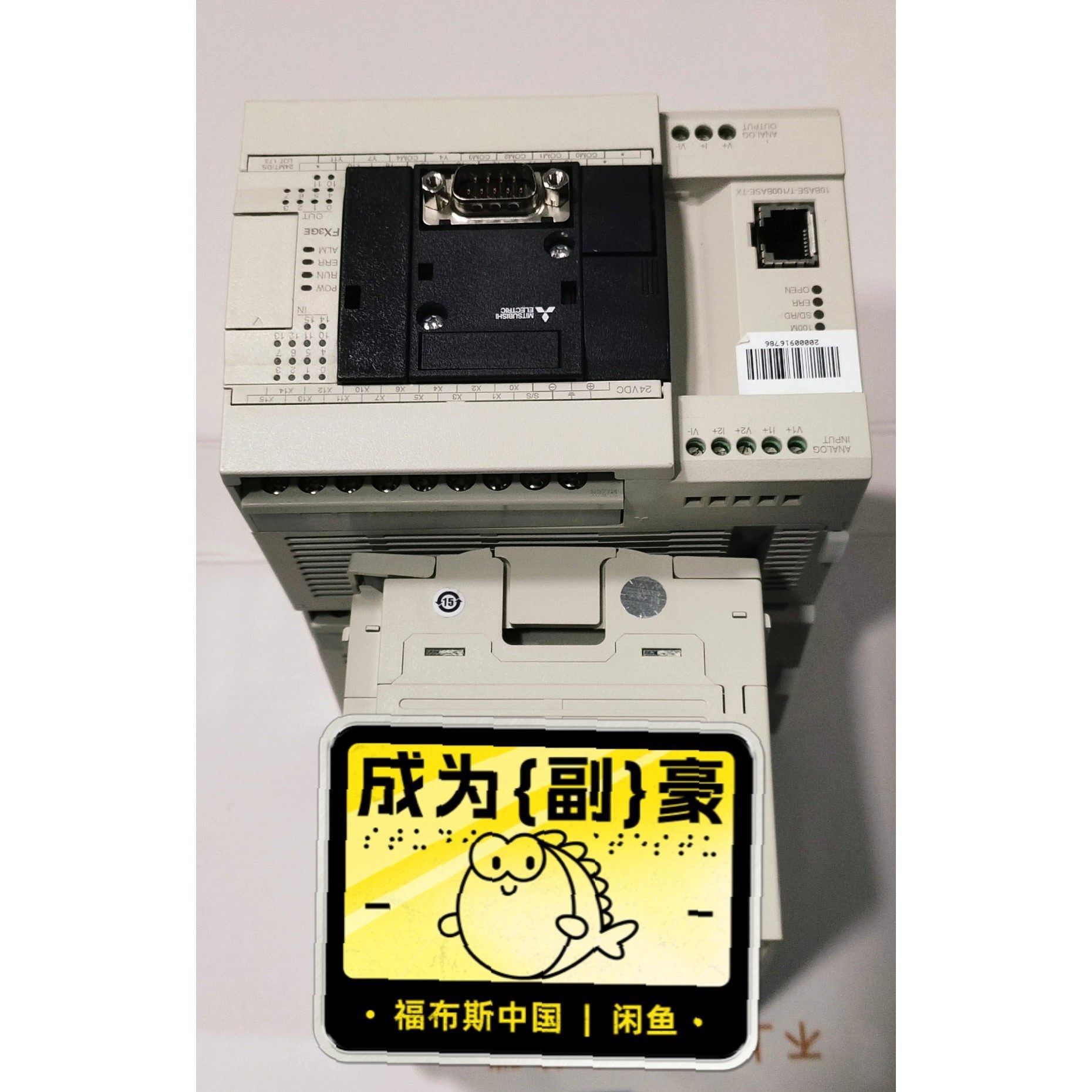 三菱PLC FX3GE-24MT/DS 原装正品议价 维修