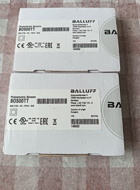 工程剩余全新原装巴鲁夫BOS00TT备件议价