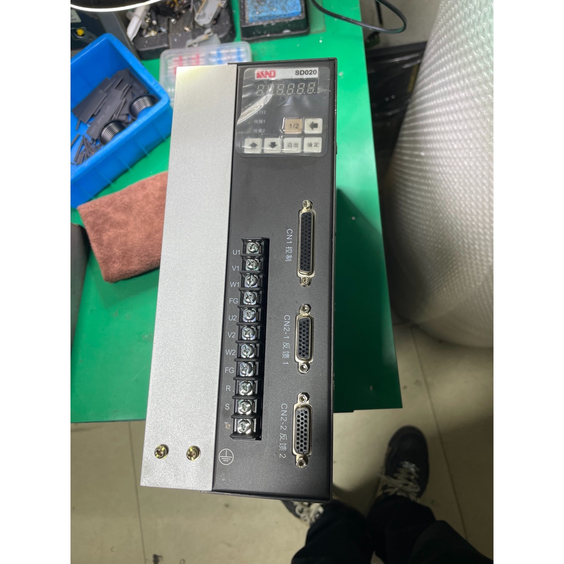 凯恩帝SD020双轴一拖伺服驱动器原装功能完好.实 议价 维修