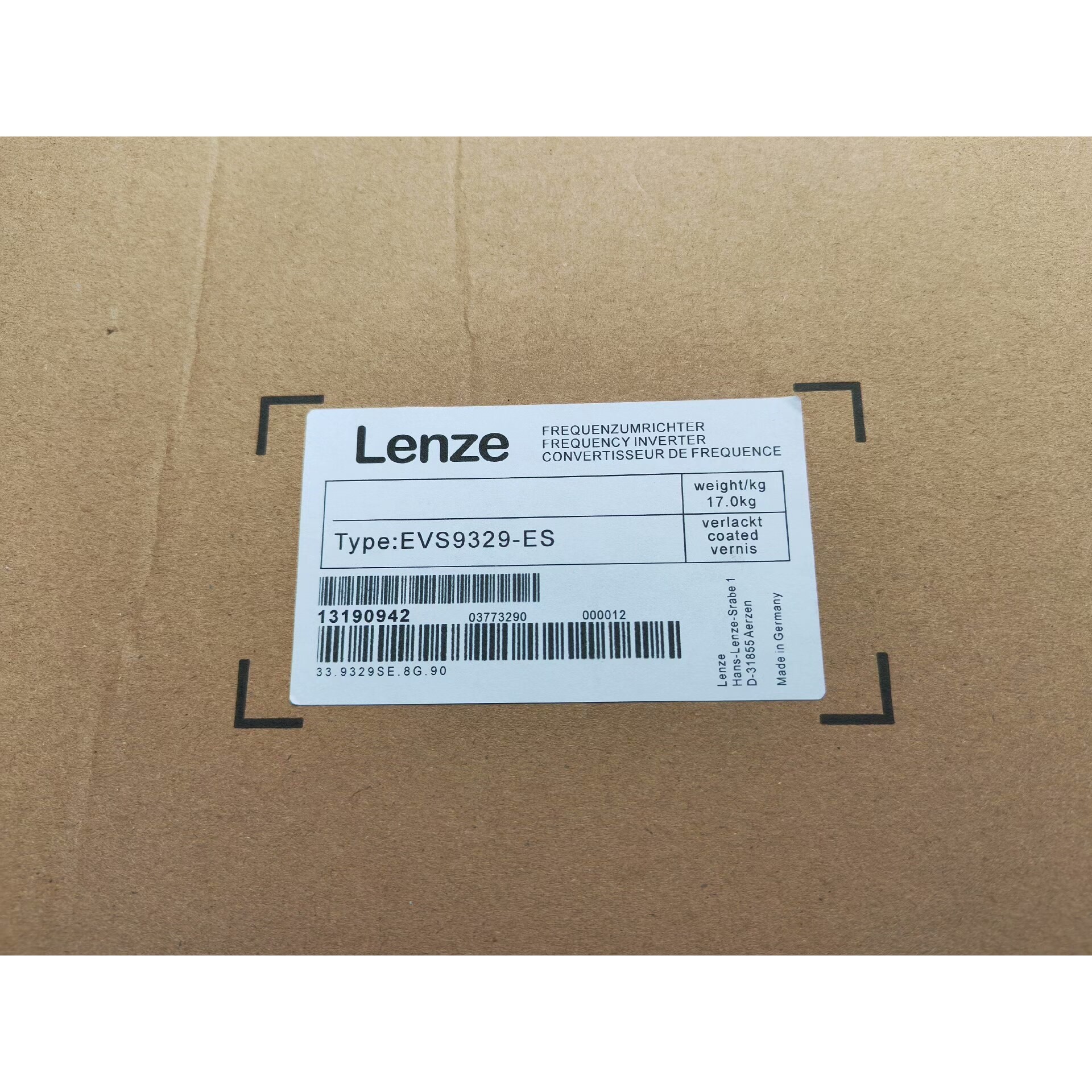 EVS9329-ES伦茨驱动器95成新配包装可以当新的议价 维修