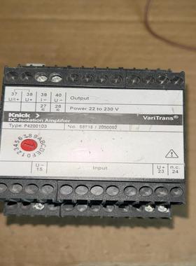 检测P42001D3 Knick DC-Isolati 咨询