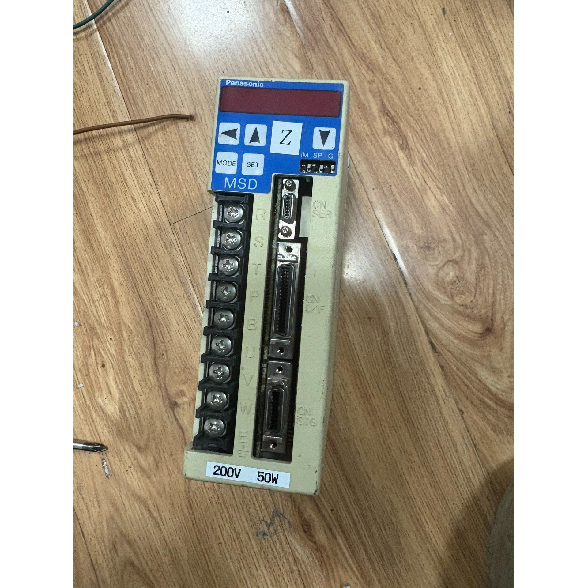 MSD5A3A1X松下驱动器50W实物图拍摄包好用议价 维修