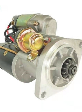 加藤HD700挖掘机起动机三菱6D31起动机启动马达M2T78382 M2T78372