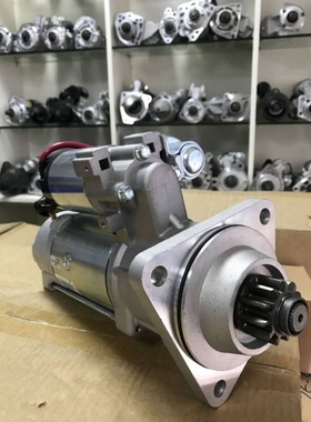 斗山大宇挖掘机起动机65.26201-7073c启动马达300516-00056B马达