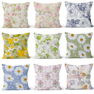 欧式宫廷花靠枕抱枕居家沙发装饰抱枕汽车靠枕护腰办公室午休抱枕