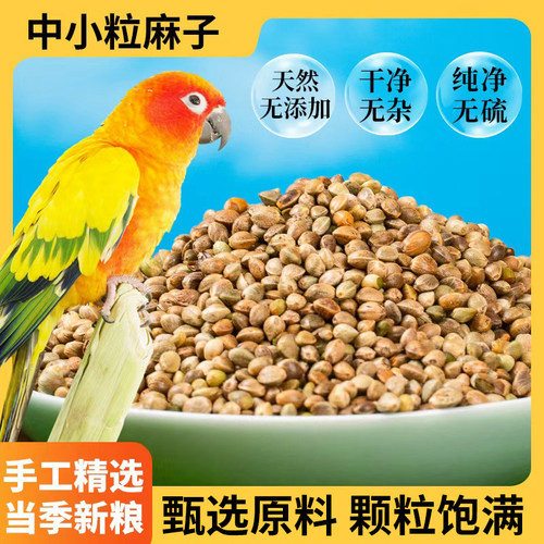 炫料火麻子鹦鹉鸟粮牡丹鸟食