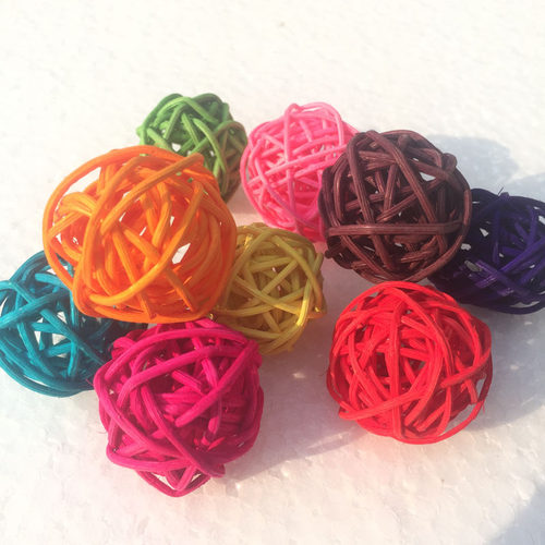 虎皮牡丹小太阳鹦鹉玩具藤球 啃咬玩具 解闷 益智 训练 破坏玩具 - 封面