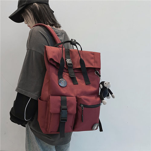 新款日系工装港风潮酷