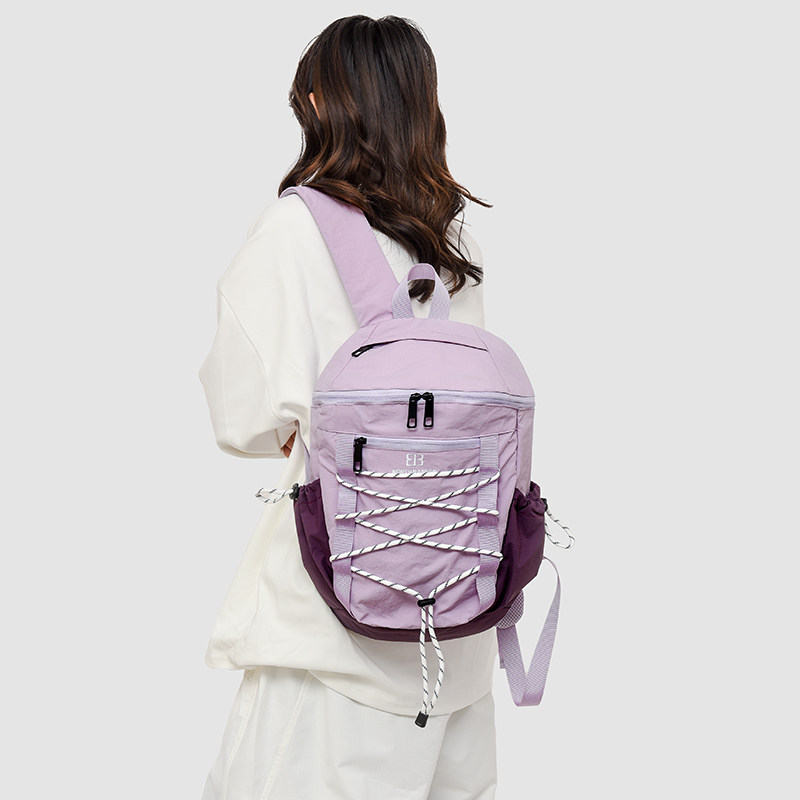 双肩包女2026新款轻便户外登山包大容量百搭徒步骑行运动女士背包