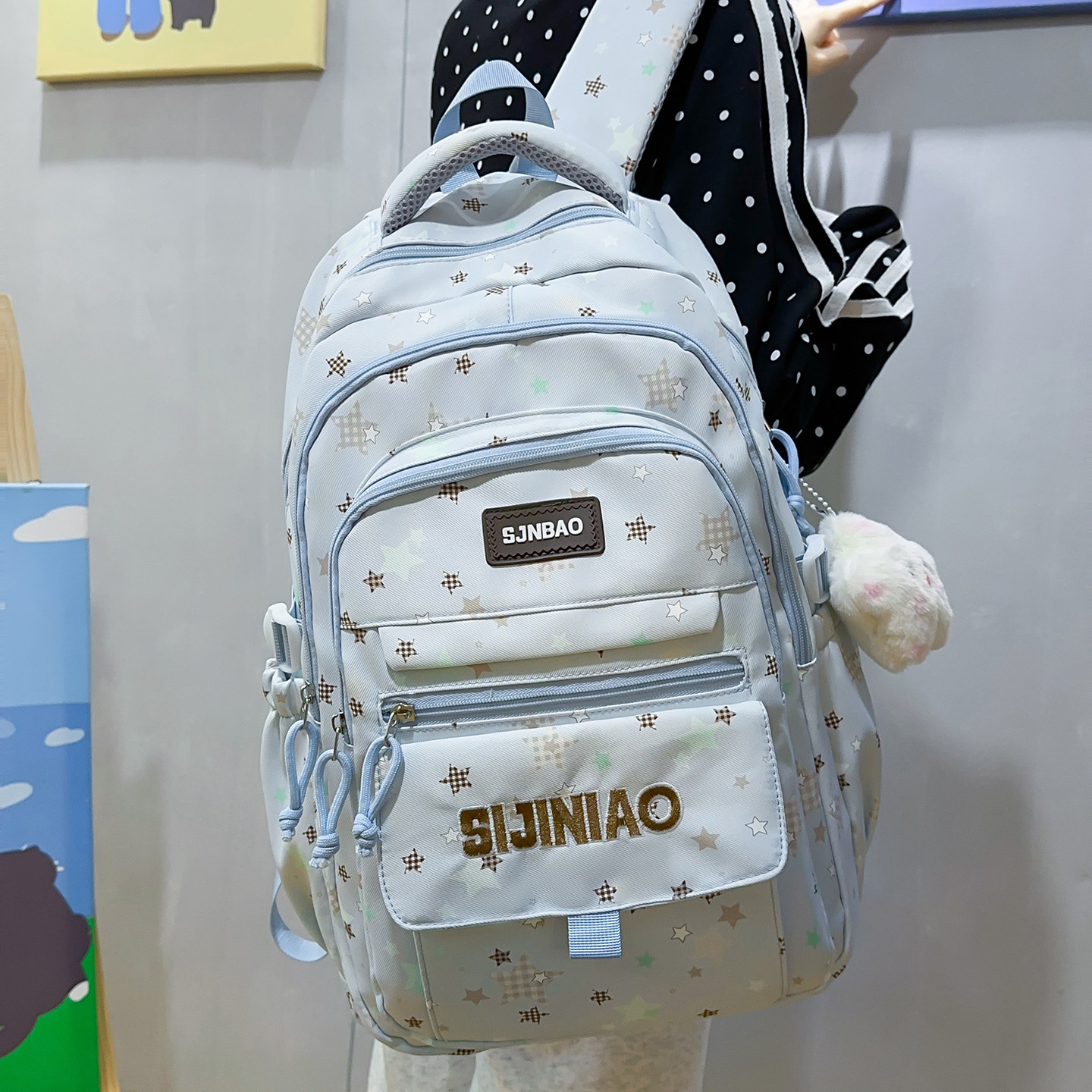 红鹮鸟书包女生小学生2026日系高颜值小清新大容量轻便双肩包