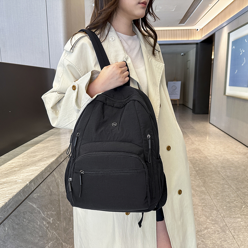 红鹮鸟时尚简约大容量双肩包户外休闲运动背包短途旅行包学生书包