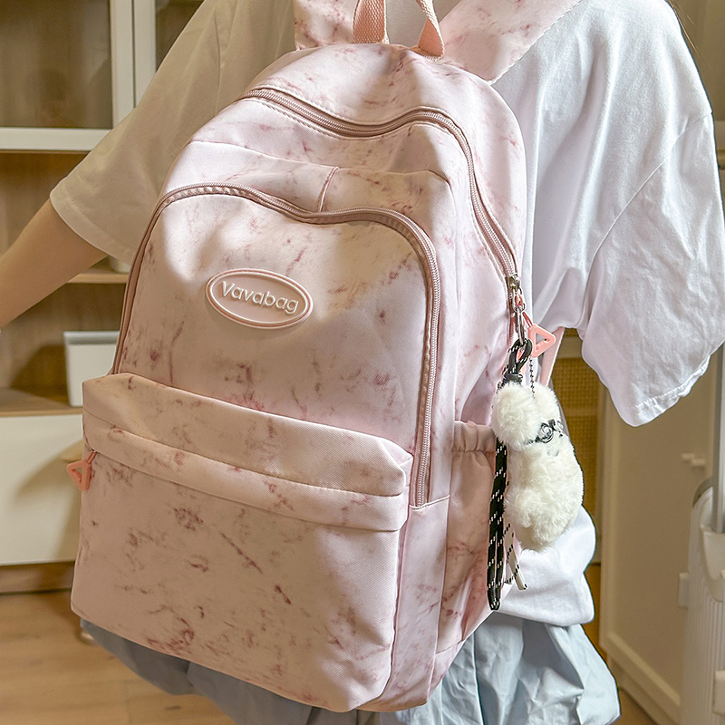 红鹮鸟高颜值大容量旅行双肩包通勤高中大学生书包女防水电脑背包