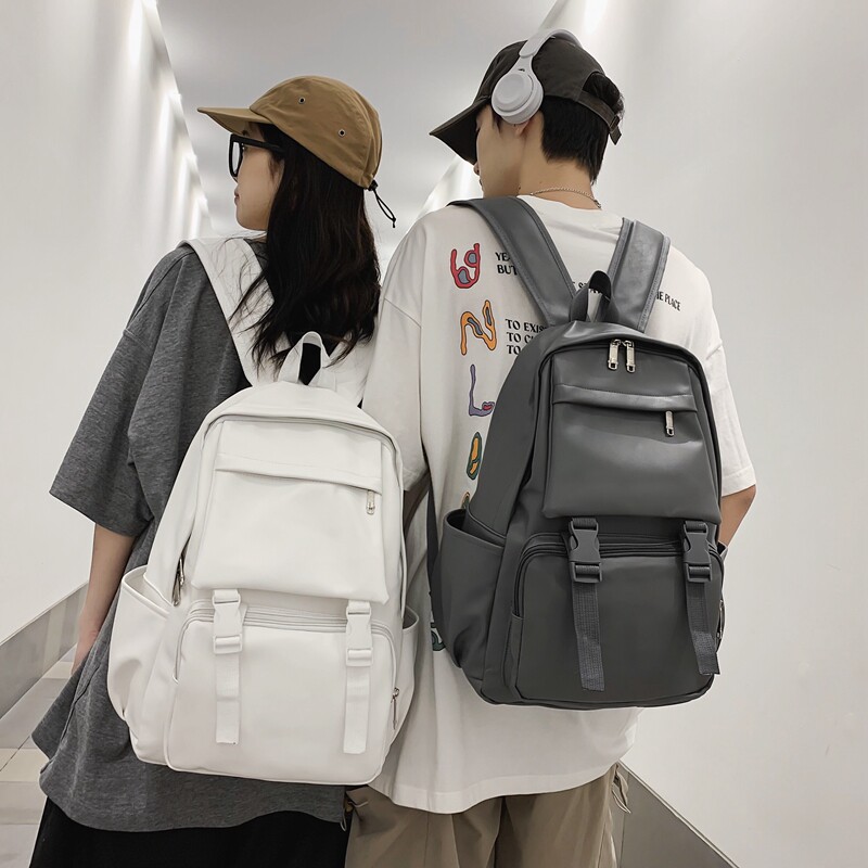 红鹮鸟日系工装潮牌男学生书包