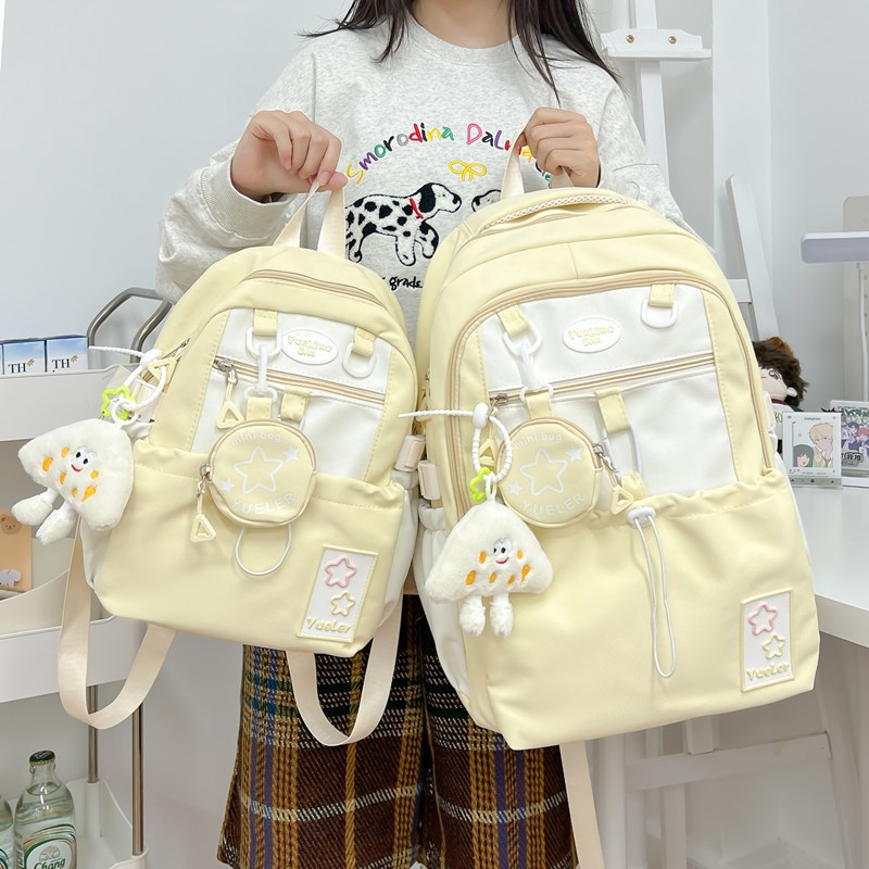 儿童双肩包女孩三到六年级上课书包小学生超轻防水补课旅游背包女