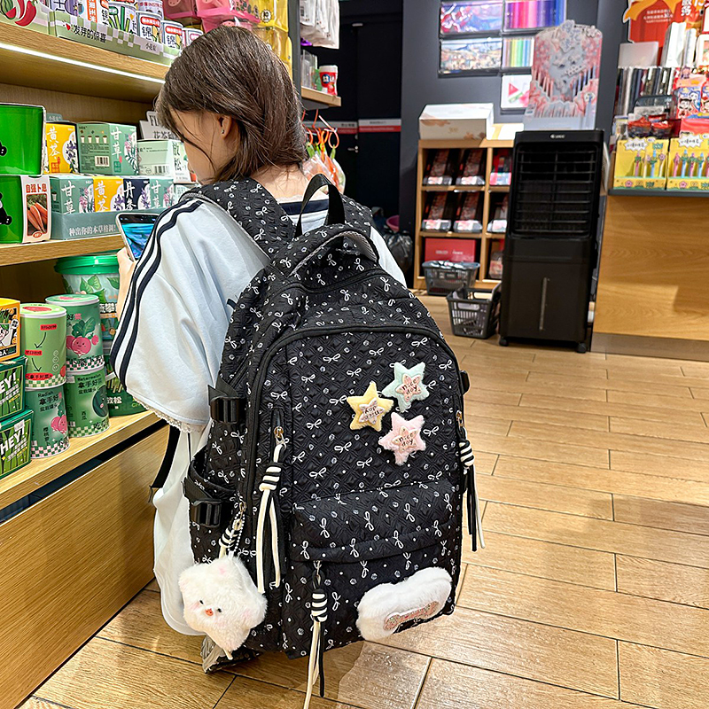 红鹮鸟高颜值书包女生初中生小学生三到六年级可爱轻便双肩包背包