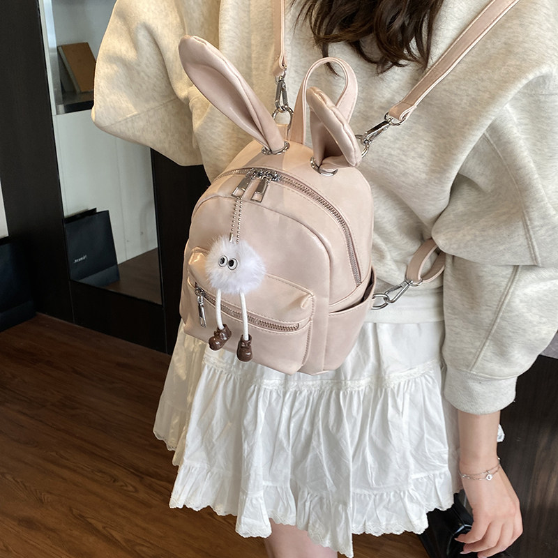 红鹮鸟糖果色迷你女双肩包
