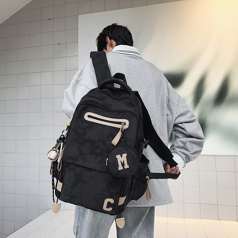 红鹮鸟书包初中女生大容量高颜值高中背包休闲国风小学生双肩包