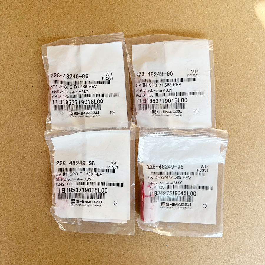岛津228-48249-96 入口单向阀进阀228-48249-97，岛津20ad泵