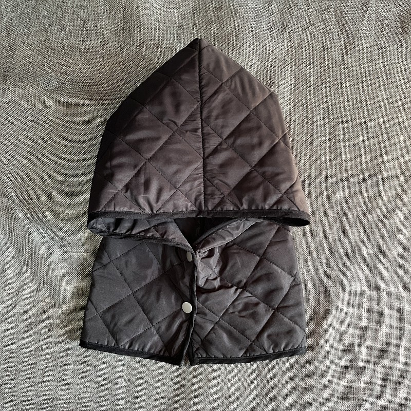 防风防水围脖连帽可拆卸假领