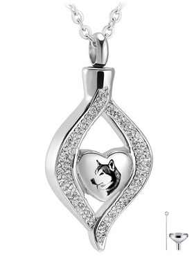 wk情侣钛钢定制刻字照片纪念吊坠