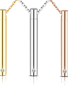 欧美热销宠物骨灰牙齿圆柱吊坠