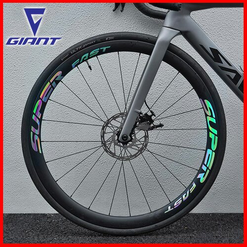 适用于捷安特公路自行车轮毂贴装饰贴纸轮圈反光贴pcrltd2/revolt