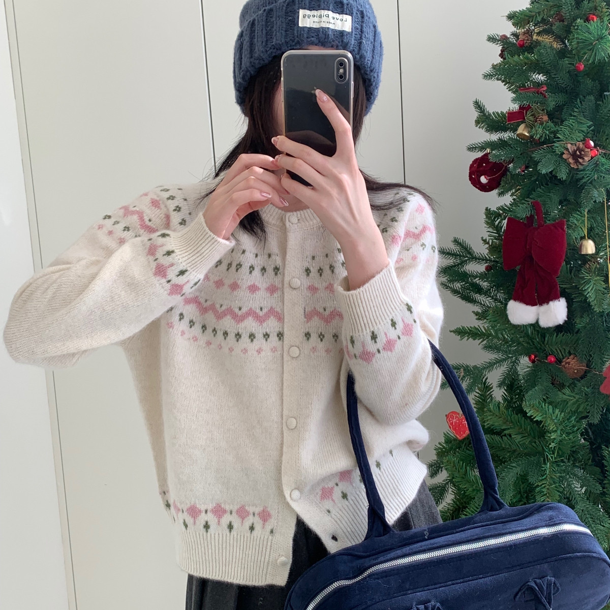 MUUTIS牧缇-纹波纹外搭阿拉善骆驼保暖毛衣（含50.6绵羊毛）LJZ15