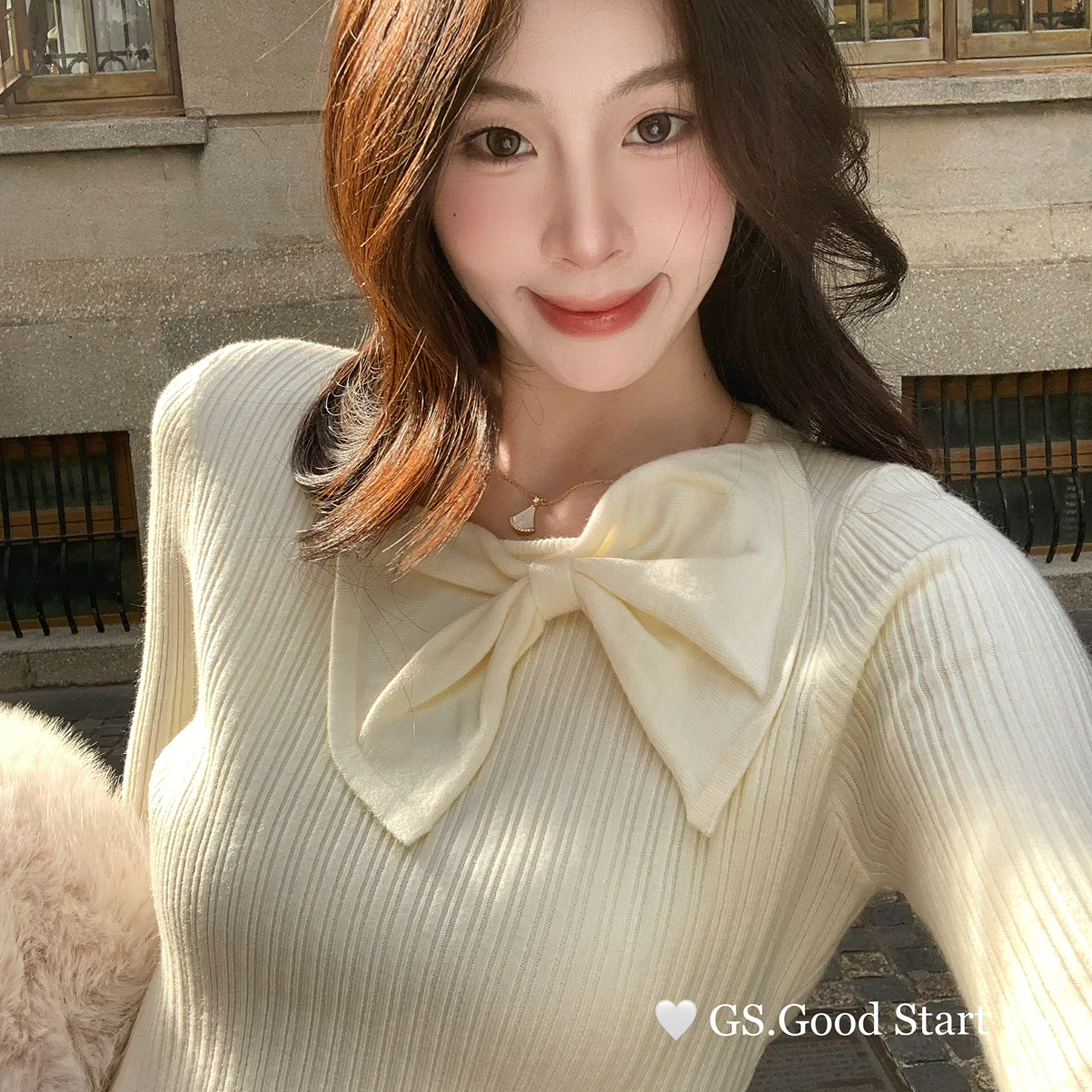 GS.GOOD START-结好看晕了秋冬气质纯欲设计感修身针织小衫G7750